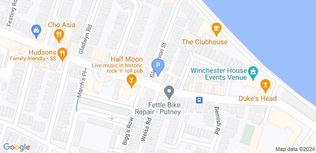 Map to Putney BJJ